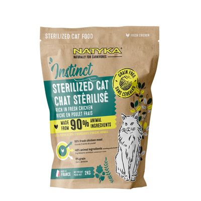 NATYKA Instinct Chat Stérilisé 2kg