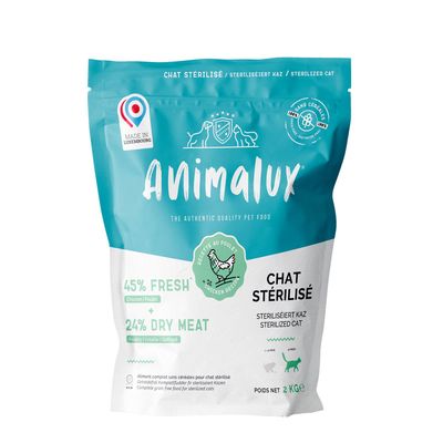 ANIMALUX Volaille pour Chat Stérilisé