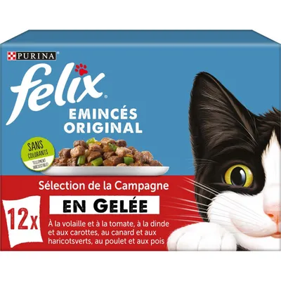 Purina - 12 Sachets de 85g d'Émincés en Gelée pour chat - Sélection de la Purina - 12 Sachets de 85g d'Émincés en Gelée pour chat - Sélection de la
