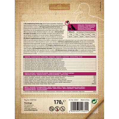 Friandise filet de poitrine de canard doux Hapki BBQ pour chien 170 g sans