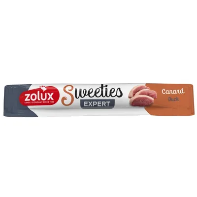 zolux - Stick crème Canard SWEETIES 14 g pour chien