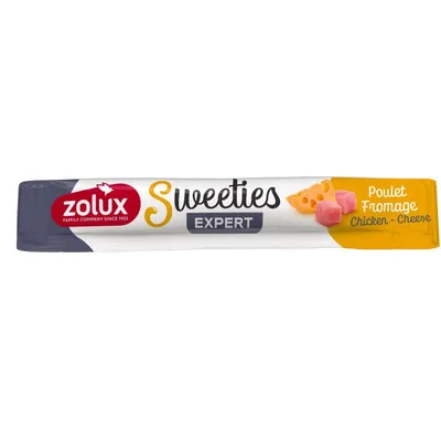 zolux - un Stick crème poulet fromage SWEETIES 14 g pour chien