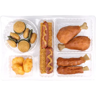 Flamingo - Friandises Fast Food Boîte à emporter 260 g pour chien