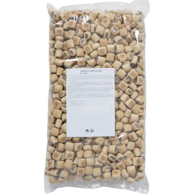 animallparadise - Friandise mini biscuits fourrés au bœuf, sac de 2 kg