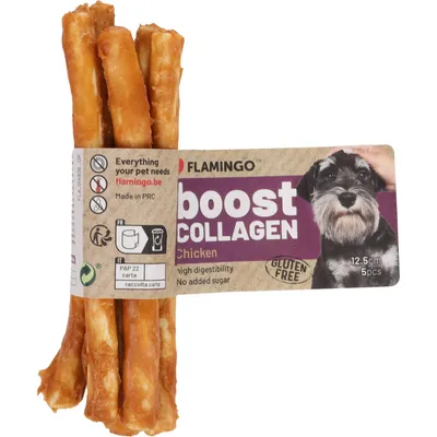 Flamingo - Friandises Boost Bâton avec poulet & Collagène 35 g pour chien Flamingo - Friandises Boost Bâton avec poulet & Collagène 35 g pour chien