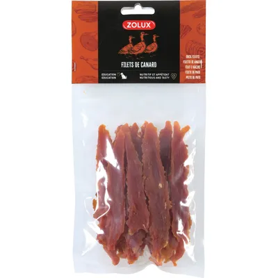 zolux - Filet de canard 100 g friandises pour chien zolux - Filet de canard 100 g friandises pour chien