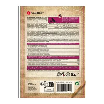 Flamingo - Friandises Hapki Petits cubes de Canard 85 g pour chien