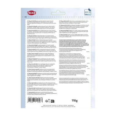 Trixie - Anneau Au Poulet et boeuf de 10 cm poids 110 gr Denta Fun Friandis