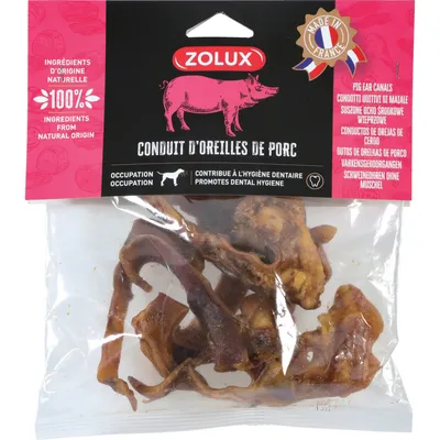 zolux - Petit conduits porc 150 g friandises pour chien
