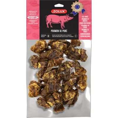 Poumon de porc 150 g , friandise pour chien