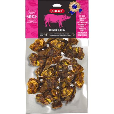 Poumon de porc 150 g , friandise pour chien