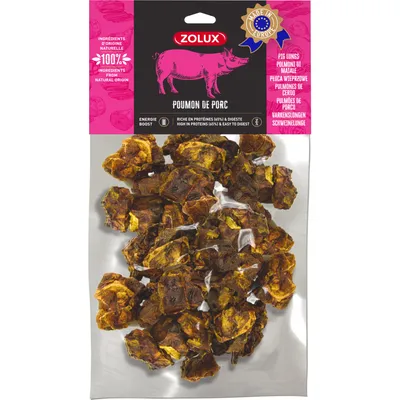 Poumon de porc 150 g , friandise pour chien