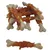 animallparadise - Friandises 10 os enveloppé de poulet , 90 g , pour chien