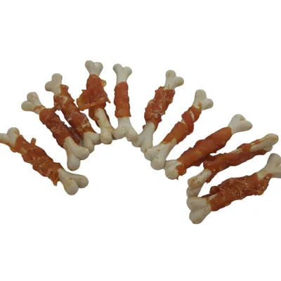 animallparadise - Friandises 10 os enveloppé de poulet , 90 g , pour chien animallparadise - Friandises 10 os enveloppé de poulet , 90 g , pour chien