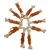 animallparadise - Friandises 10 os enveloppé de poulet , 90 g , pour chien