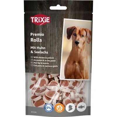 Friandise  poulet colin pour chien 75 gr