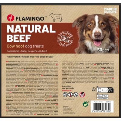 50 Sabots de vache friandise pour chien