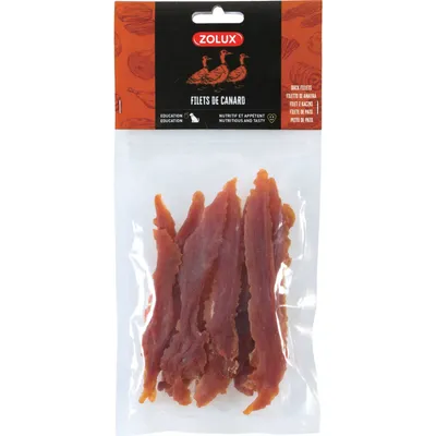 Filet de canard 70 g friandises pour chien