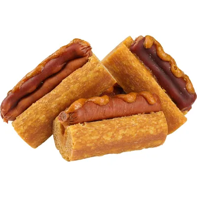 Flamingo - Friandises Fast Food Hot-dog avec poulet 112 g pour chien