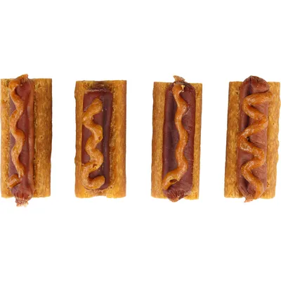 Flamingo - Friandises Fast Food Hot-dog avec poulet 112 g pour chien