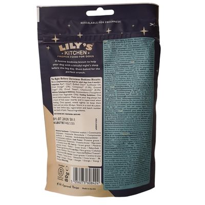 Biscuits du soir Réveillon de Noël Lily's kitchen, 80g pour chien
