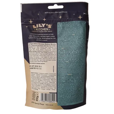 Purina - Biscuits du soir Réveillon de Noël Lily's kitchen, 80g pour chien