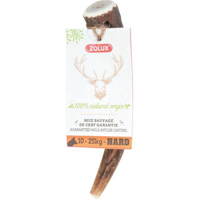 Bois de Cerf entier S friandise à mâcher pour chien de 10 à 25 kg