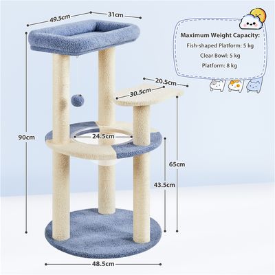 Arbre à Chat Design Océan Tour Pour Chat Chaton
