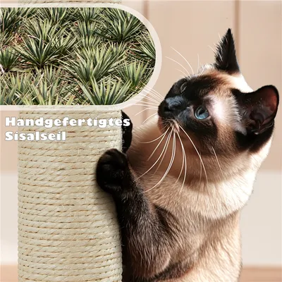 Kratzbaum groß Katzenbaum Kletterbaum Stabil Katzenkratzbaum 138 cm