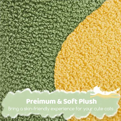 Yaheetech Petit Arbre à Chat Design Cocotier Griffoir