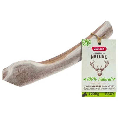 zolux - Bâton à mâcher Bois de Cerf Tranché Easy L, environ 18 cm
