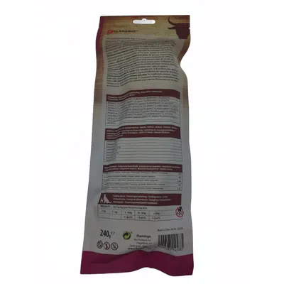 Flamingo - Friandise 2 bâtons a mâcher ø 4 cm x 25 cm au canard 240 g