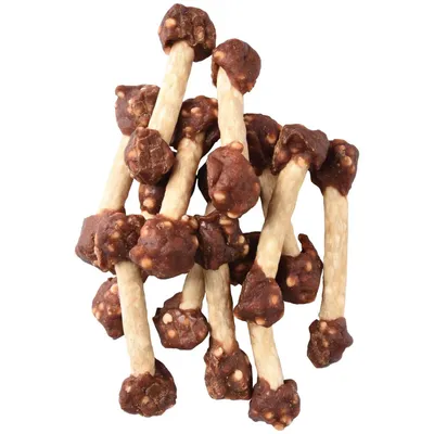 Flamingo - Friandise riz et agneau  haltère Hapki BBQ pour chien 150 g