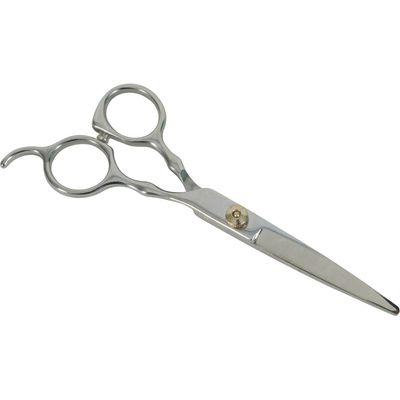 Ciseaux droit a bout rond 17 cm acier inoxydable pour chien