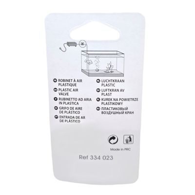 Robinet à air pour aquarium, régulateur de débit pour tuyau Ø 4/6 mm, plast