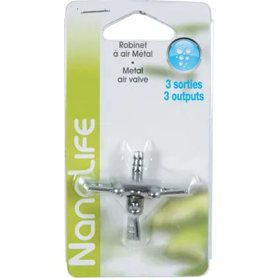 zolux - Robinet à air en métal avec 3 sorties pour aquarium.