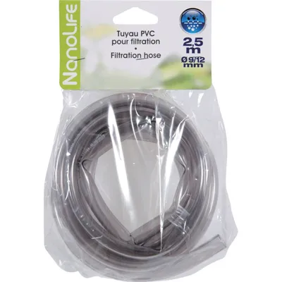 animallparadise - Tuyau PVC ø 9/12 mm, 2.5 mètres pour filtration aquarium