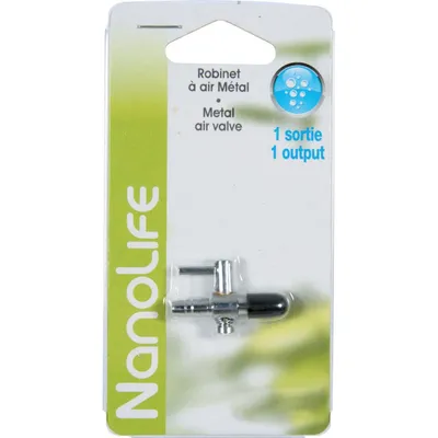 animallparadise - Robinet à air, en métal avec 1 sortie, pour aquarium.
