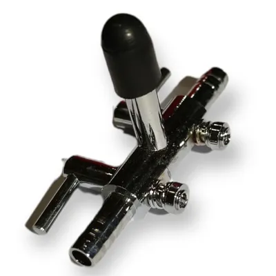 animallparadise - Robinet à air en métal avec 2 sorties pour aquarium.