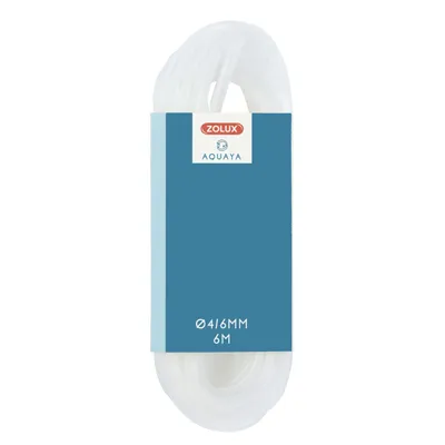 Tuyau à air silicone ø 4/6 mm,  6 mètres, pour aquarium