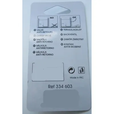 Clapet anti-retour pour pompe à air d'aquarium, tuyau Ø 4/6 mm, transparent