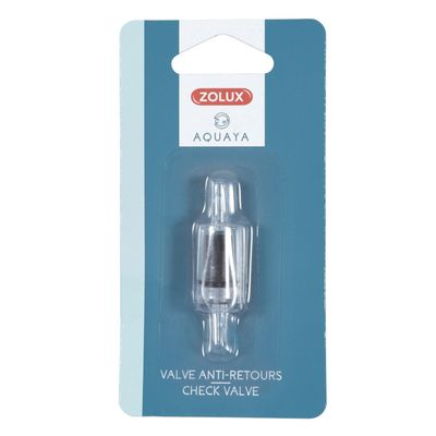 Clapet anti-retour pour pompe à air d'aquarium, tuyau Ø 4/6 mm, transparent