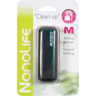 Aimant flottant nettoyage parois, M, pour aquarium Aimant flottant nettoyage parois, M, pour aquarium