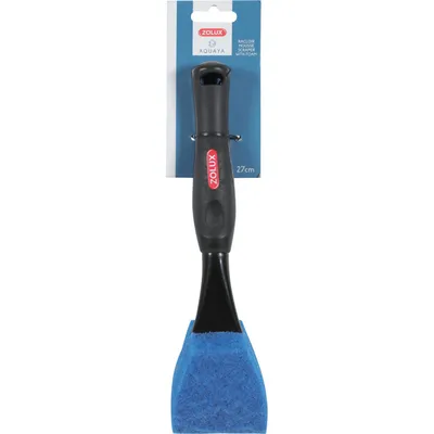 Raclette à éponge pour vitres d'aquarium, longueur 27 cm - nettoyage des al