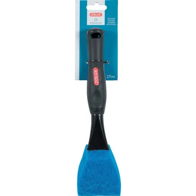 Racloir avec mousse  27 cm pour nettoyage parois aquarium