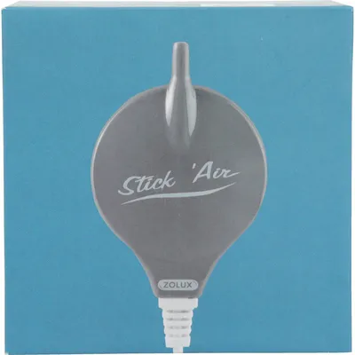 Bulleur aérateur 1.5w débit 18.6 L/h gris pour aquarium max 50 Litres