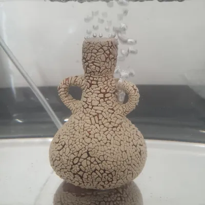 bulleur bouteille de vin antique 11.5 cm pour aquarium