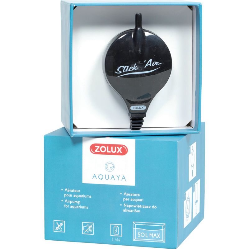 zolux - Bulleur aérateur 1.5w débit 18.6 L/h  pour aquarium max 50 Litr