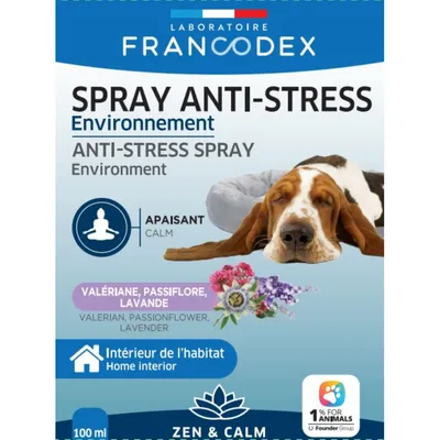 Spray Anti-Stress 100 ml Environnement pour chiots et chiens