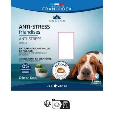 Friandises Anti-Stress 75 gr pour chien et chiot